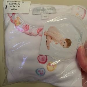 Baby girl valentine outfit